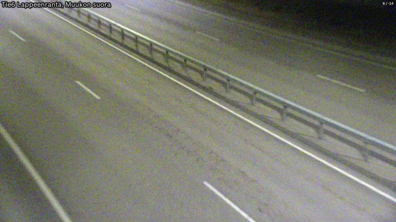 Weather Camera Image Tie 6 Villmanstrand, Muukko rakan, Lappeenranta, Etelä-Karjala