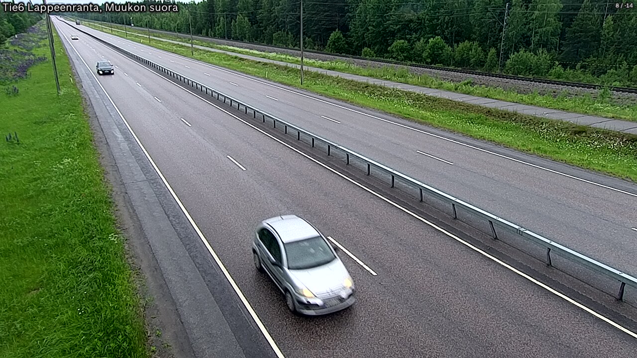 Kelikamerat Kuva Tie 6 Lappeenranta, Muukon suora, Lappeenranta, Etelä-Karjala