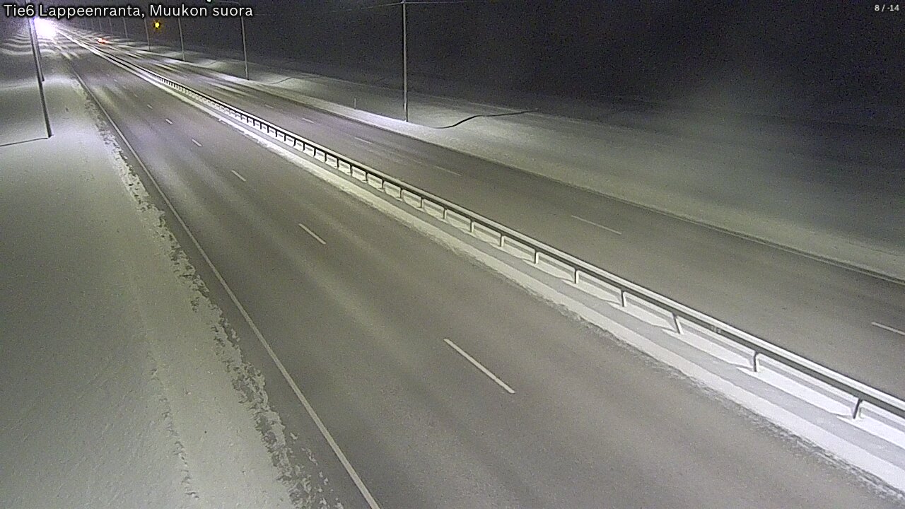 Kelikamerat Kuva Tie 6 Lappeenranta, Muukon suora, Lappeenranta, Etelä-Karjala