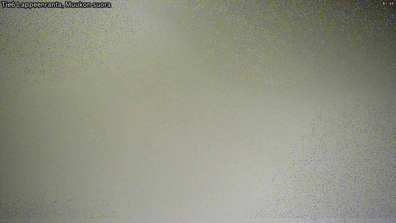 Weather Camera Image Tie 6 Villmanstrand, Muukko rakan, Lappeenranta, Etelä-Karjala