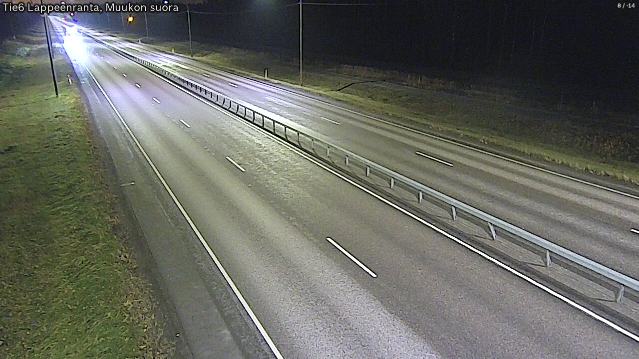 Weather Camera Image Tie 6 Villmanstrand, Muukko rakan, Lappeenranta, Etelä-Karjala