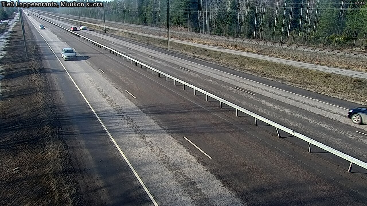 Kelikamerat Kuva Tie 6 Lappeenranta, Muukon suora, Lappeenranta, Etelä-Karjala