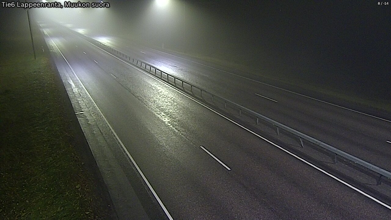 Kelikamerat Kuva Tie 6 Lappeenranta, Muukon suora, Lappeenranta, Etelä-Karjala