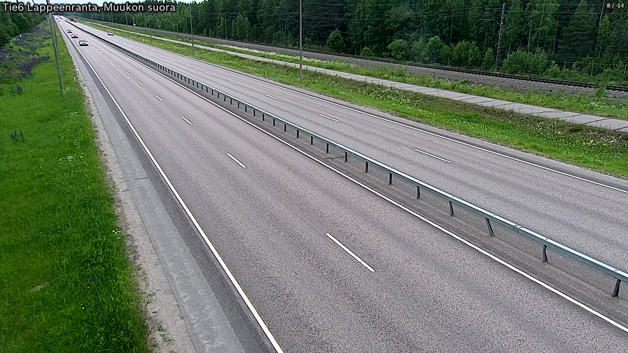 Kelikamerat Kuva Tie 6 Lappeenranta, Muukon suora, Lappeenranta, Etelä-Karjala