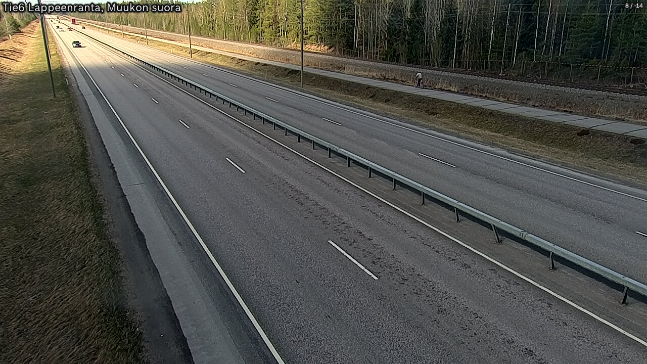Weather Camera Image Tie 6 Villmanstrand, Muukko rakan, Lappeenranta, Etelä-Karjala