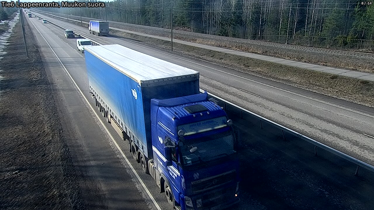 Kelikamerat Kuva Tie 6 Lappeenranta, Muukon suora, Lappeenranta, Etelä-Karjala