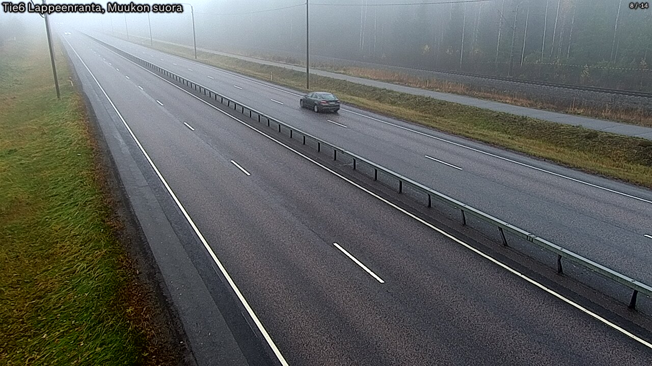 Kelikamerat Kuva Tie 6 Lappeenranta, Muukon suora, Lappeenranta, Etelä-Karjala