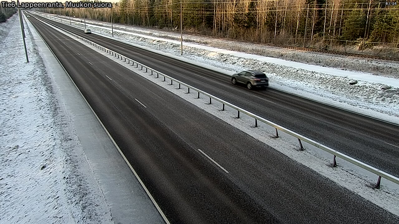 Kelikamerat Kuva Tie 6 Lappeenranta, Muukon suora, Lappeenranta, Etelä-Karjala