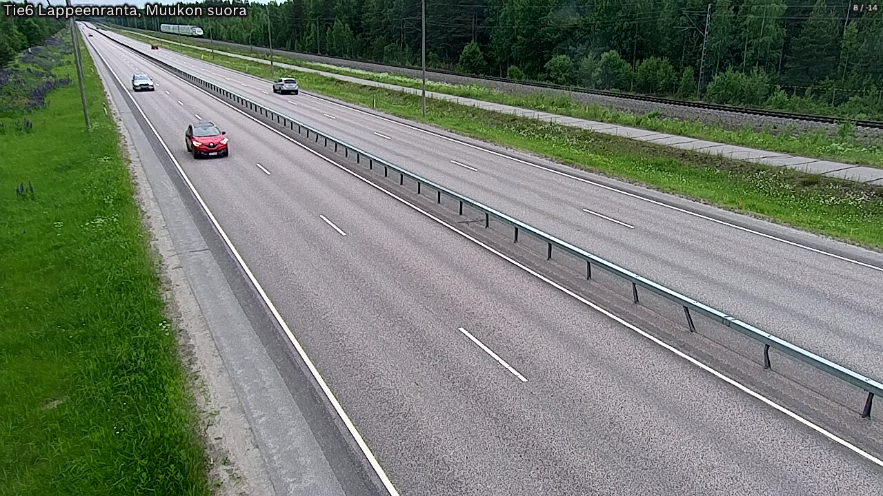 Kelikamerat Kuva Tie 6 Lappeenranta, Muukon suora, Lappeenranta, Etelä-Karjala