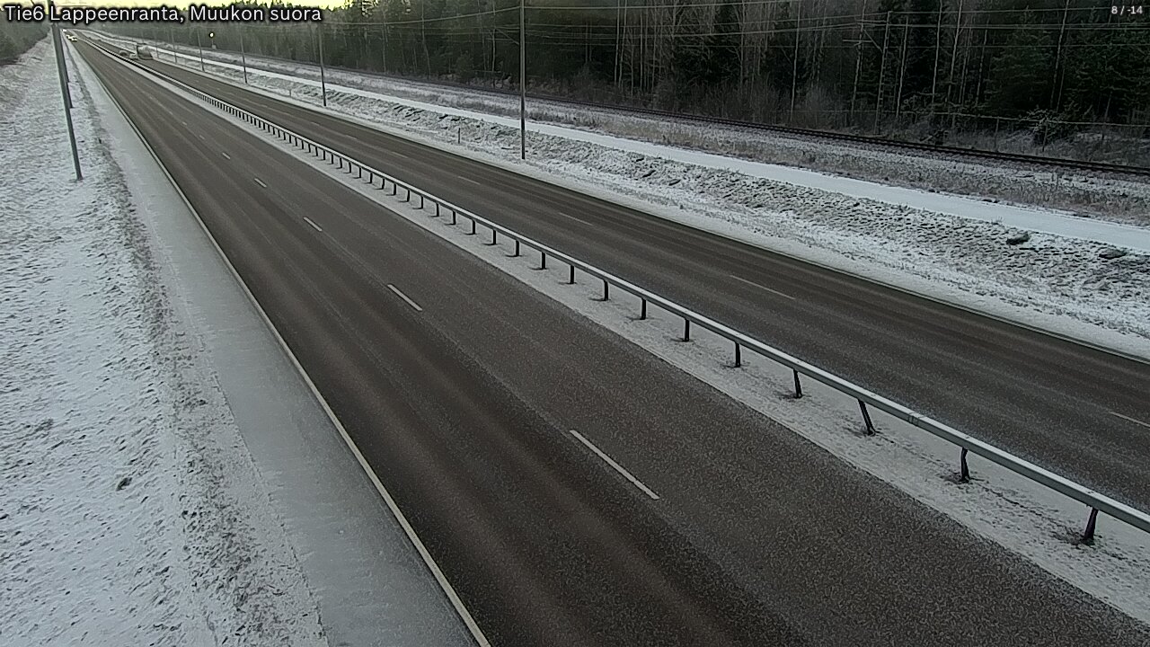 Kelikamerat Kuva Tie 6 Lappeenranta, Muukon suora, Lappeenranta, Etelä-Karjala