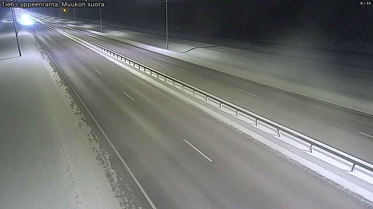 Kelikamerat Kuva Tie 6 Lappeenranta, Muukon suora, Lappeenranta, Etelä-Karjala