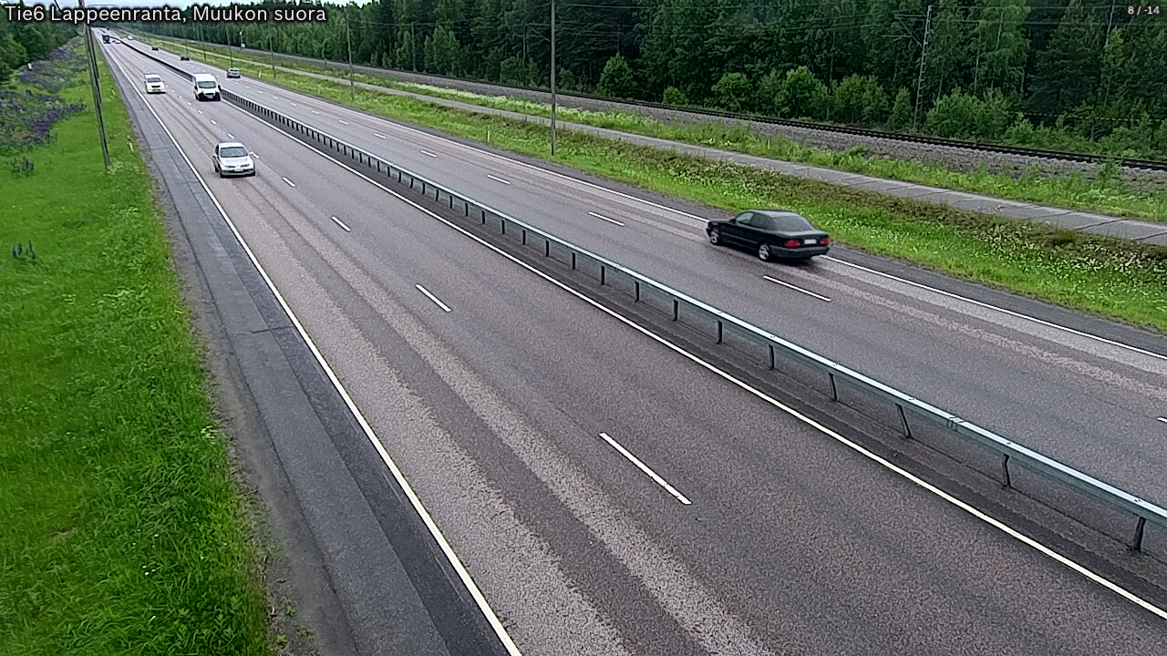 Kelikamerat Kuva Tie 6 Lappeenranta, Muukon suora, Lappeenranta, Etelä-Karjala