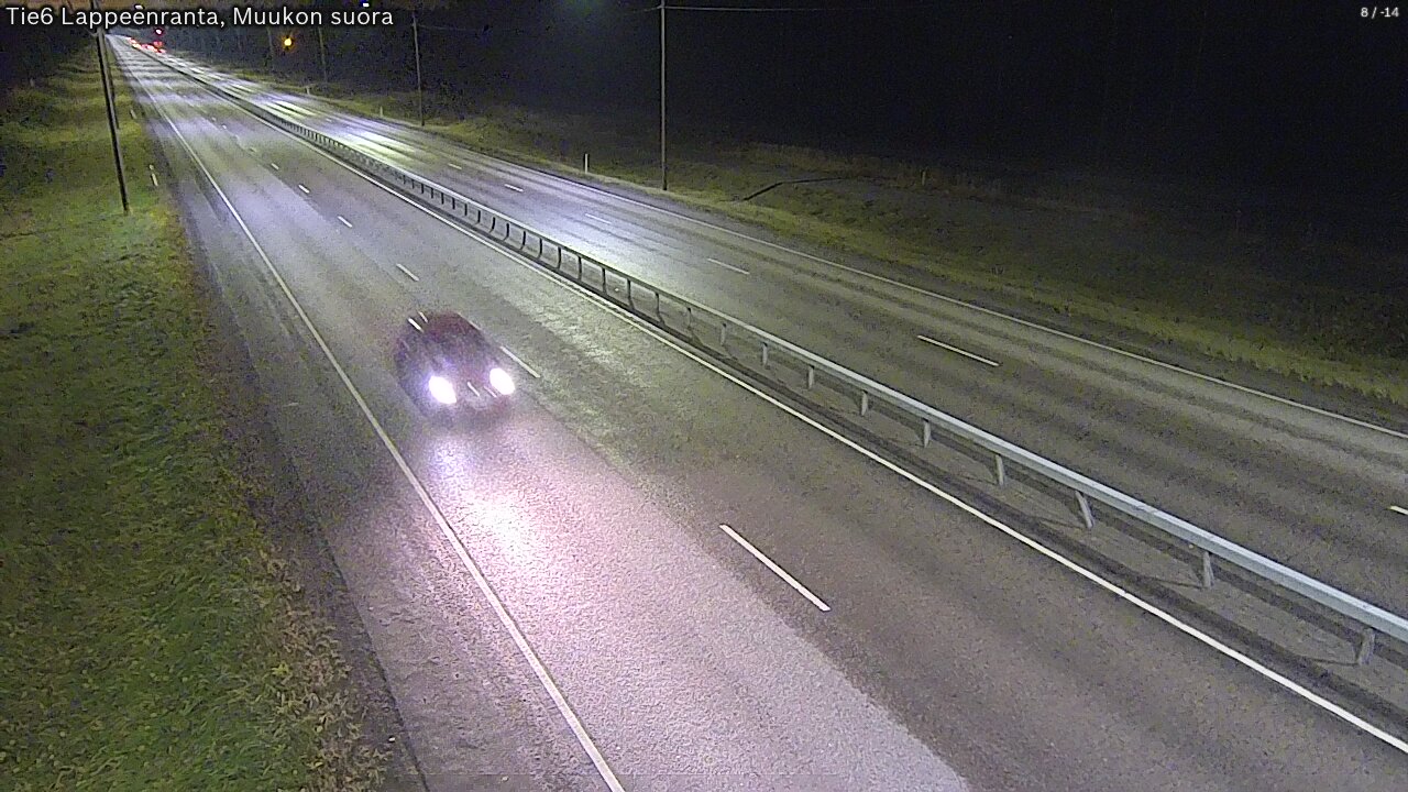 Weather Camera Image Tie 6 Villmanstrand, Muukko rakan, Lappeenranta, Etelä-Karjala