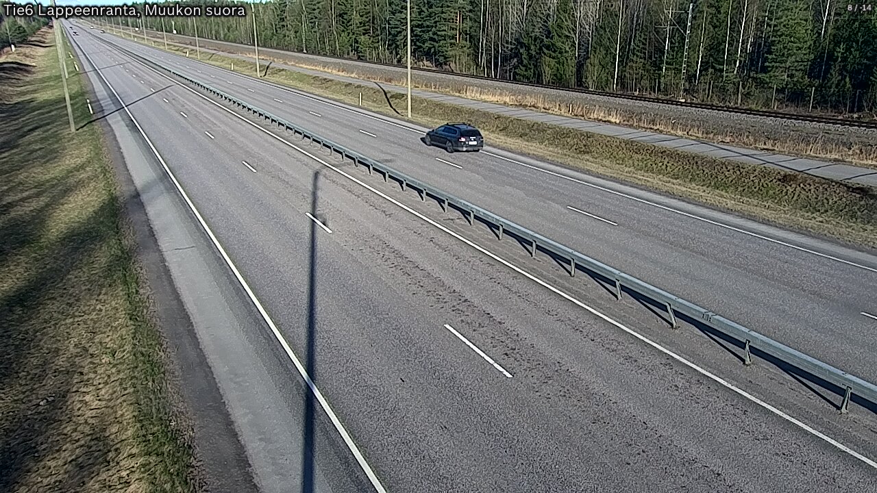 Kelikamerat Kuva Tie 6 Lappeenranta, Muukon suora, Lappeenranta, Etelä-Karjala