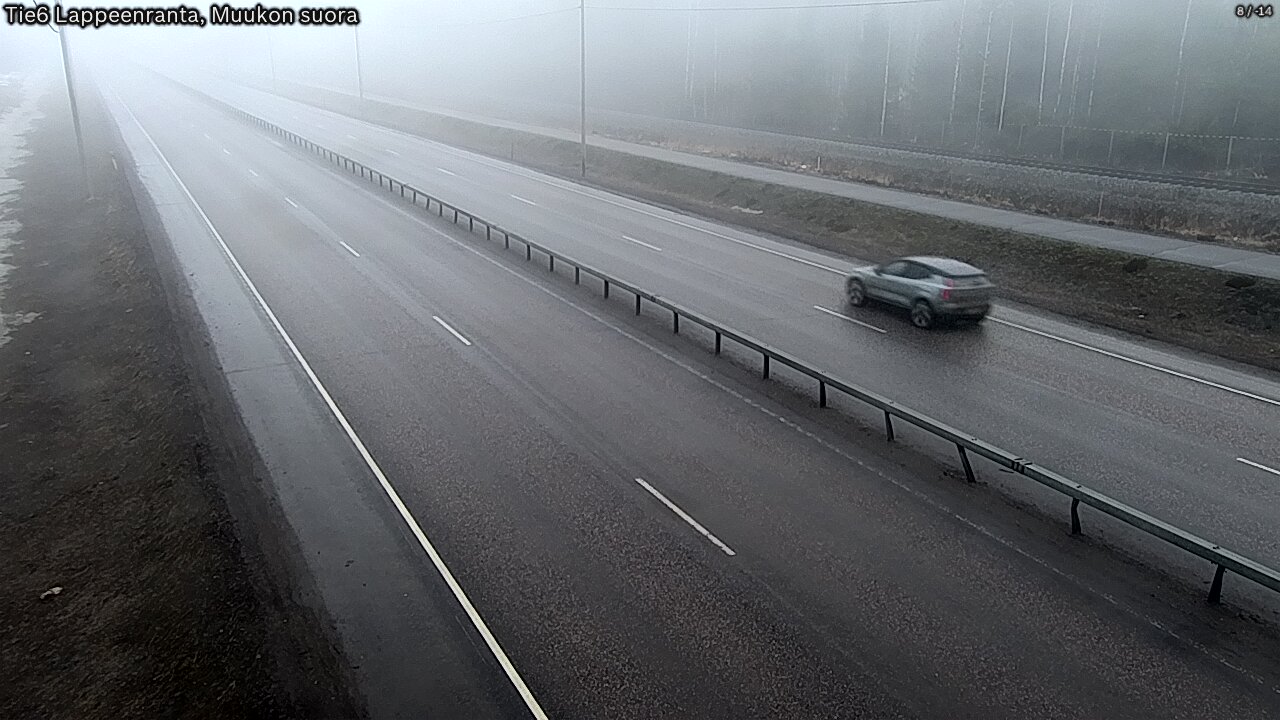 Kelikamerat Kuva Tie 6 Lappeenranta, Muukon suora, Lappeenranta, Etelä-Karjala