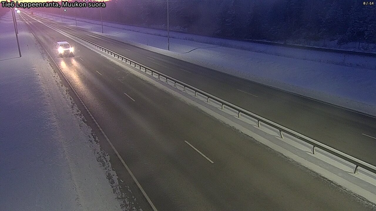 Kelikamerat Kuva Tie 6 Lappeenranta, Muukon suora, Lappeenranta, Etelä-Karjala