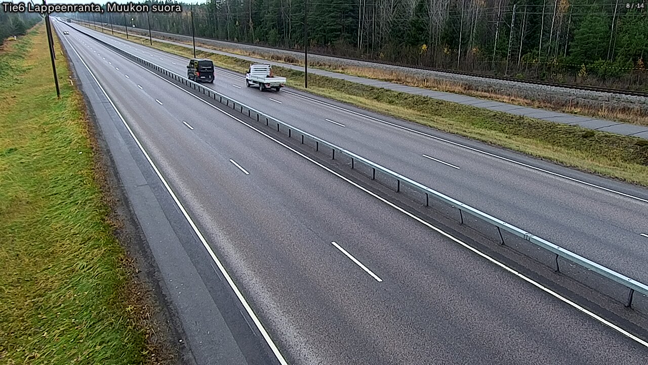 Kelikamerat Kuva Tie 6 Lappeenranta, Muukon suora, Lappeenranta, Etelä-Karjala