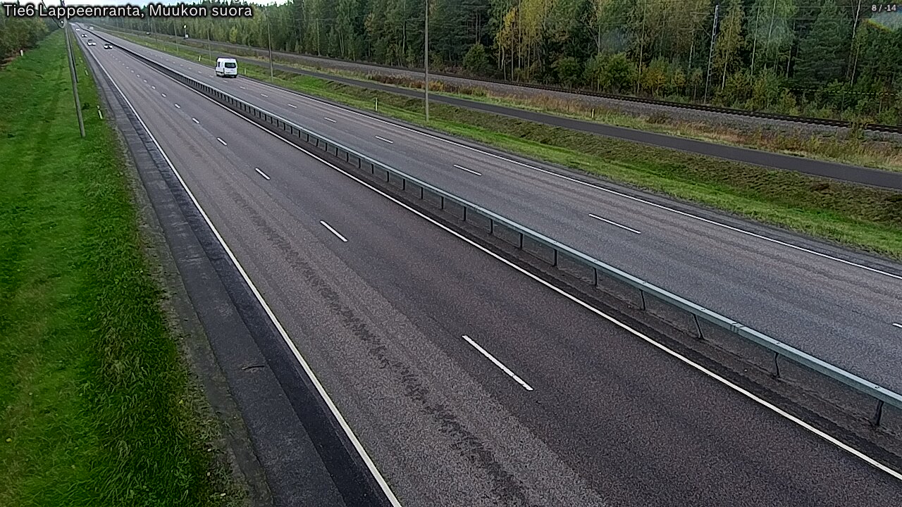 Kelikamerat Kuva Tie 6 Lappeenranta, Muukon suora, Lappeenranta, Etelä-Karjala