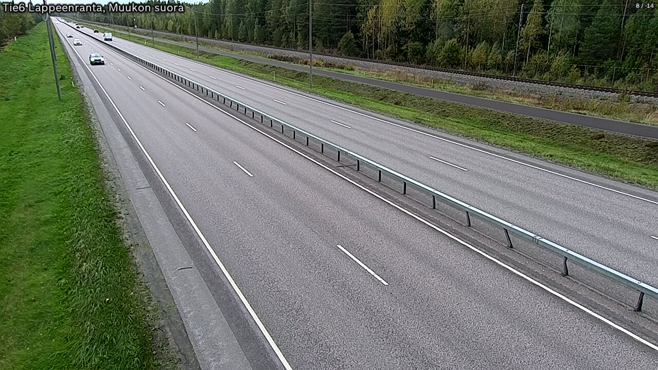 Kelikamerat Kuva Tie 6 Lappeenranta, Muukon suora, Lappeenranta, Etelä-Karjala