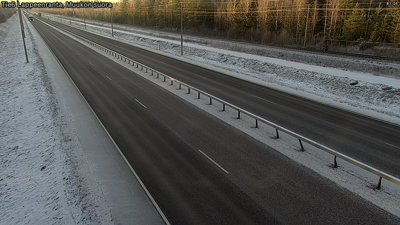 Kelikamerat Kuva Tie 6 Lappeenranta, Muukon suora, Lappeenranta, Etelä-Karjala