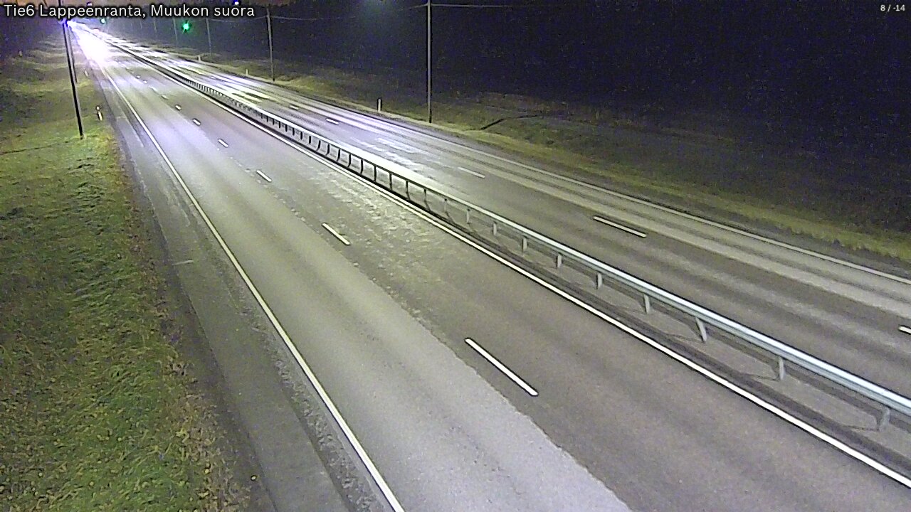 Weather Camera Image Tie 6 Villmanstrand, Muukko rakan, Lappeenranta, Etelä-Karjala