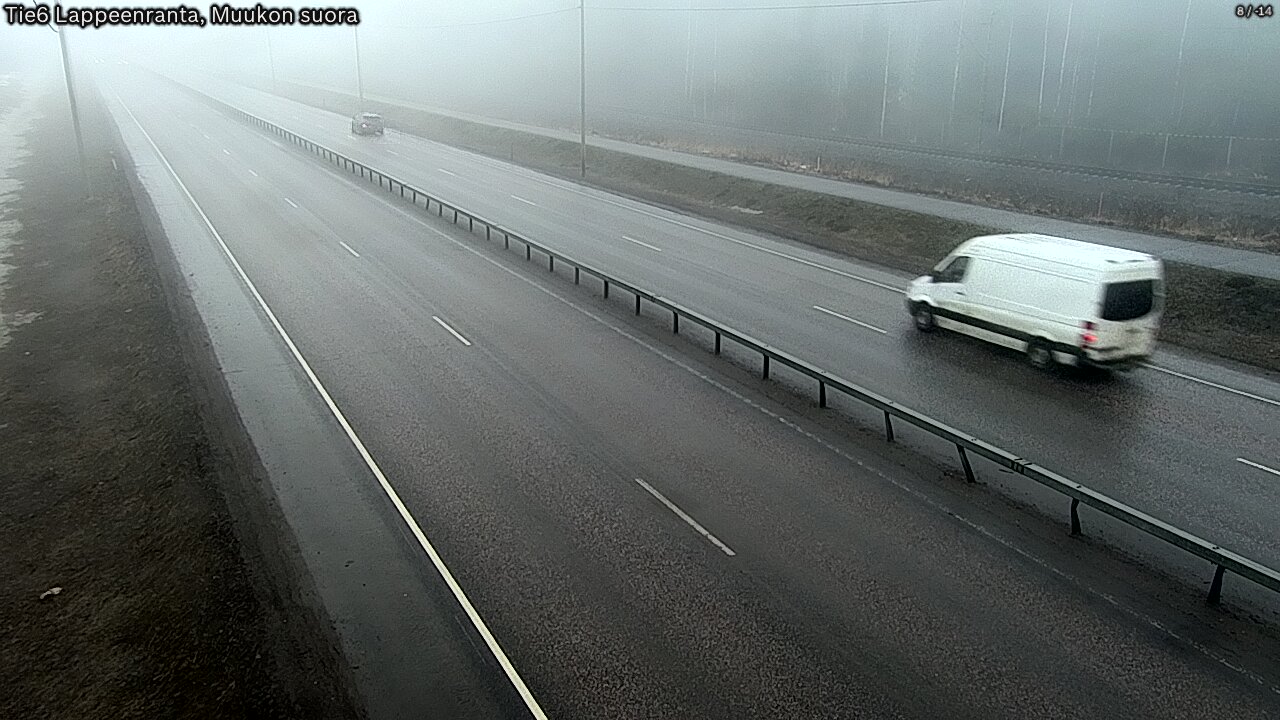 Kelikamerat Kuva Tie 6 Lappeenranta, Muukon suora, Lappeenranta, Etelä-Karjala