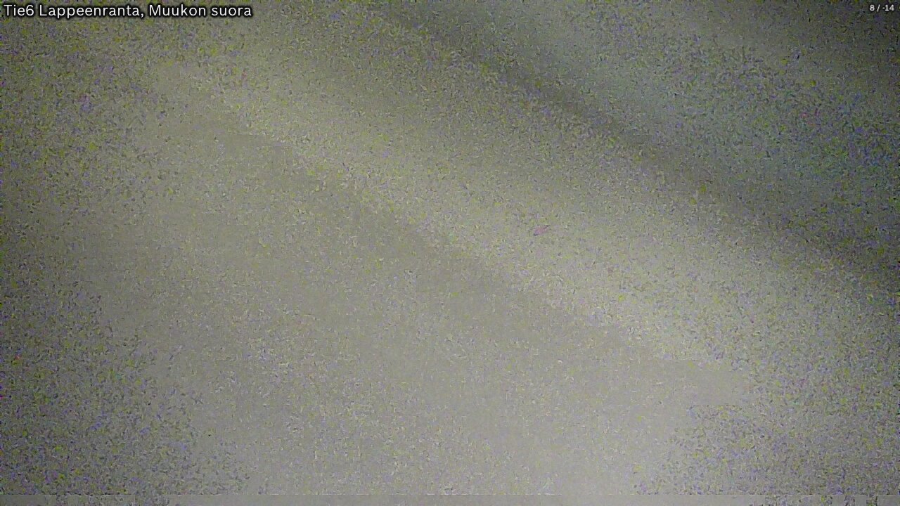 Weather Camera Image Tie 6 Villmanstrand, Muukko rakan, Lappeenranta, Etelä-Karjala