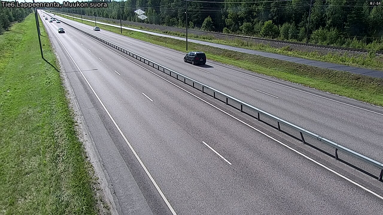 Kelikamerat Kuva Tie 6 Lappeenranta, Muukon suora, Lappeenranta, Etelä-Karjala
