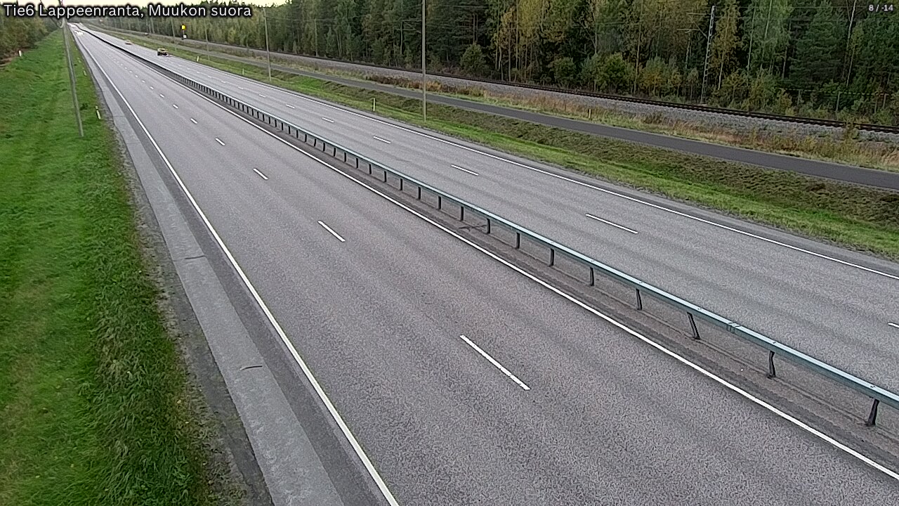 Kelikamerat Kuva Tie 6 Lappeenranta, Muukon suora, Lappeenranta, Etelä-Karjala