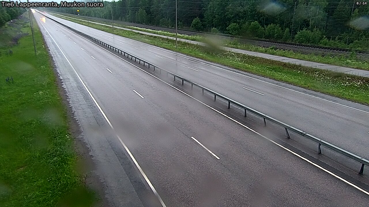 Kelikamerat Kuva Tie 6 Lappeenranta, Muukon suora, Lappeenranta, Etelä-Karjala