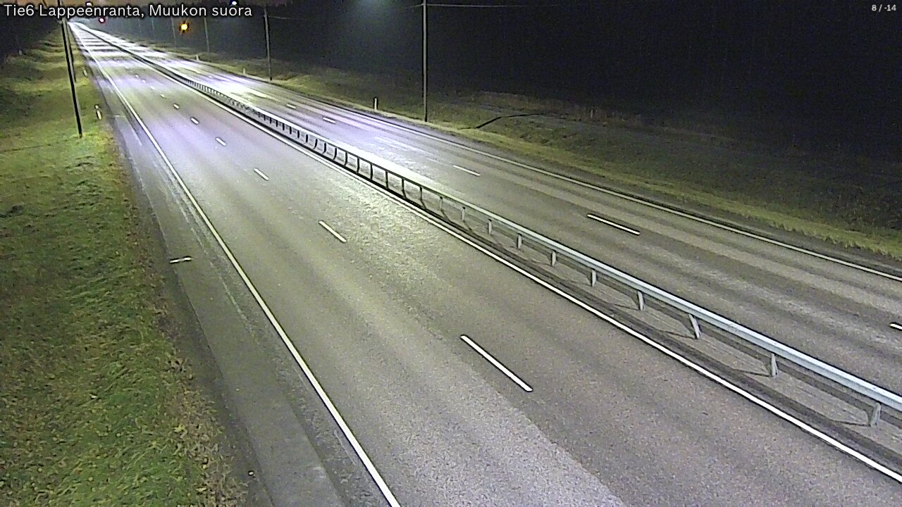 Weather Camera Image Tie 6 Villmanstrand, Muukko rakan, Lappeenranta, Etelä-Karjala