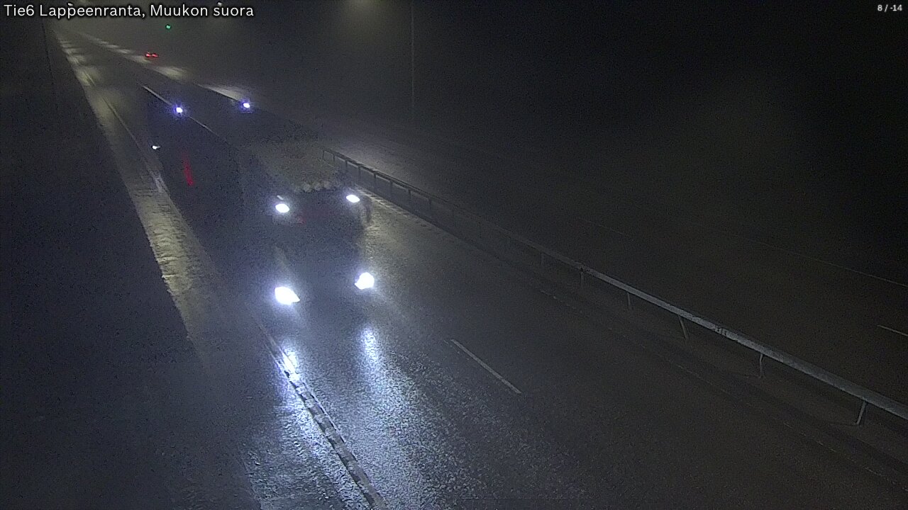 Kelikamerat Kuva Tie 6 Lappeenranta, Muukon suora, Lappeenranta, Etelä-Karjala