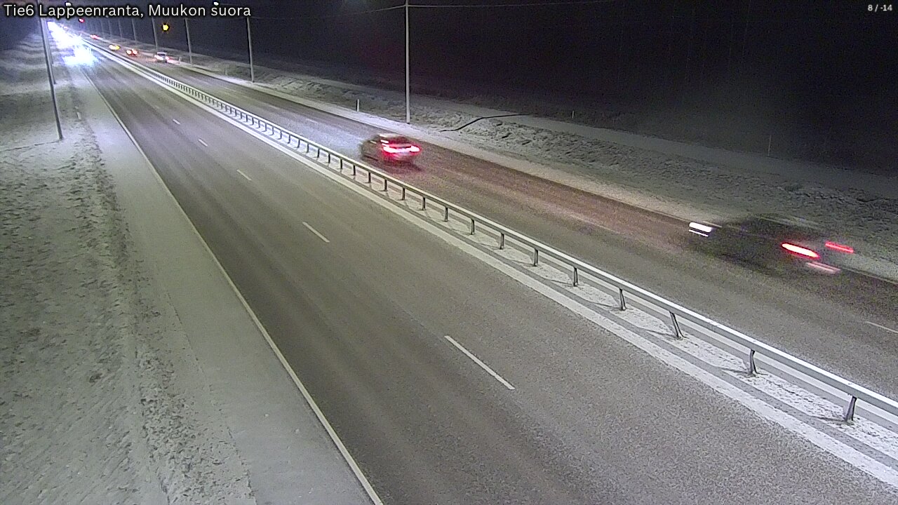 Kelikamerat Kuva Tie 6 Lappeenranta, Muukon suora, Lappeenranta, Etelä-Karjala