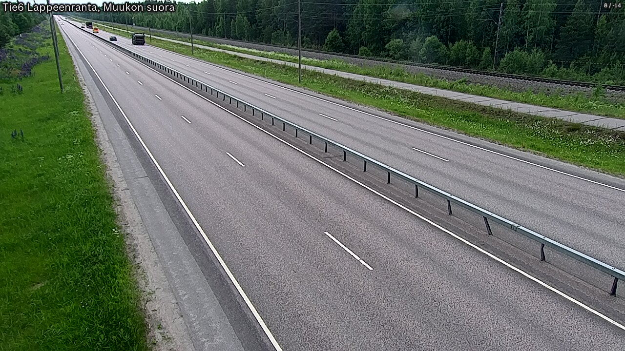 Kelikamerat Kuva Tie 6 Lappeenranta, Muukon suora, Lappeenranta, Etelä-Karjala