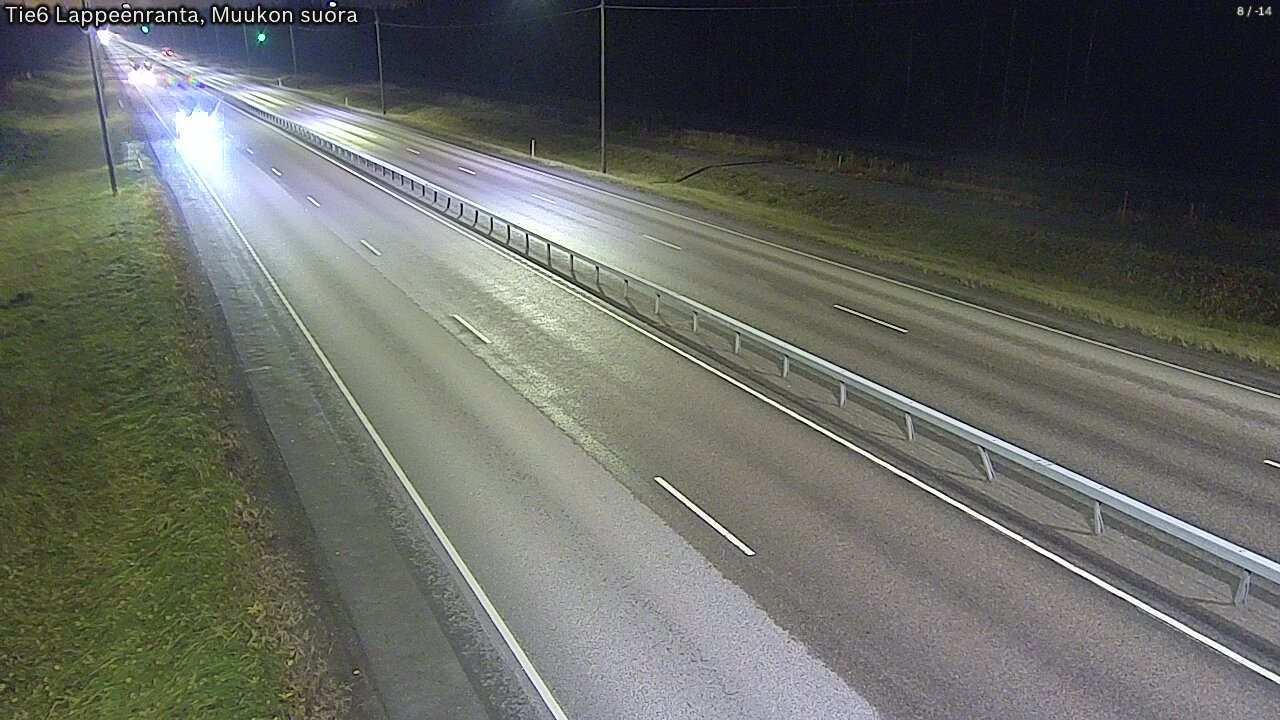 Weather Camera Image Tie 6 Villmanstrand, Muukko rakan, Lappeenranta, Etelä-Karjala