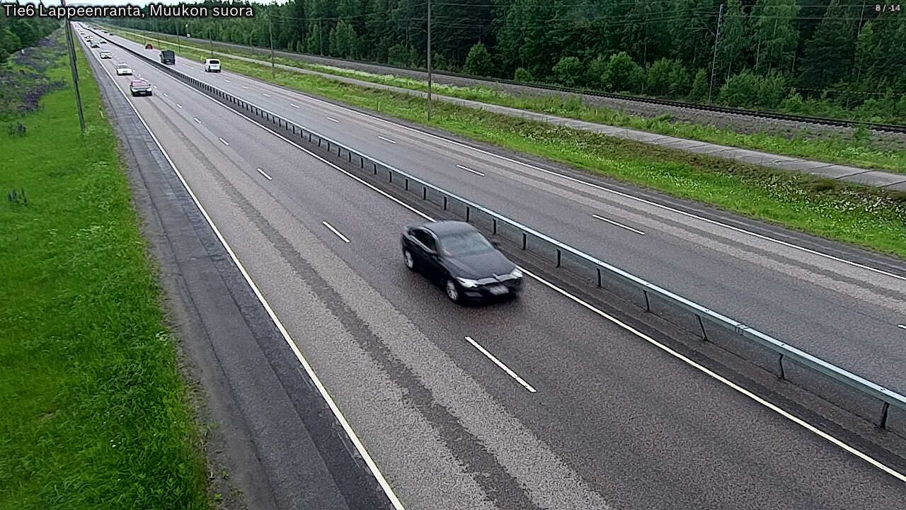 Kelikamerat Kuva Tie 6 Lappeenranta, Muukon suora, Lappeenranta, Etelä-Karjala