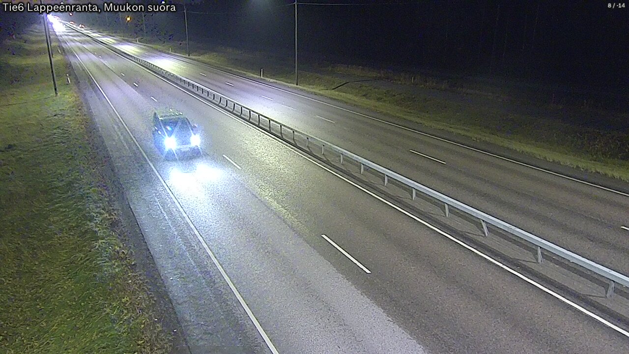 Kelikamerat Kuva Tie 6 Lappeenranta, Muukon suora, Lappeenranta, Etelä-Karjala