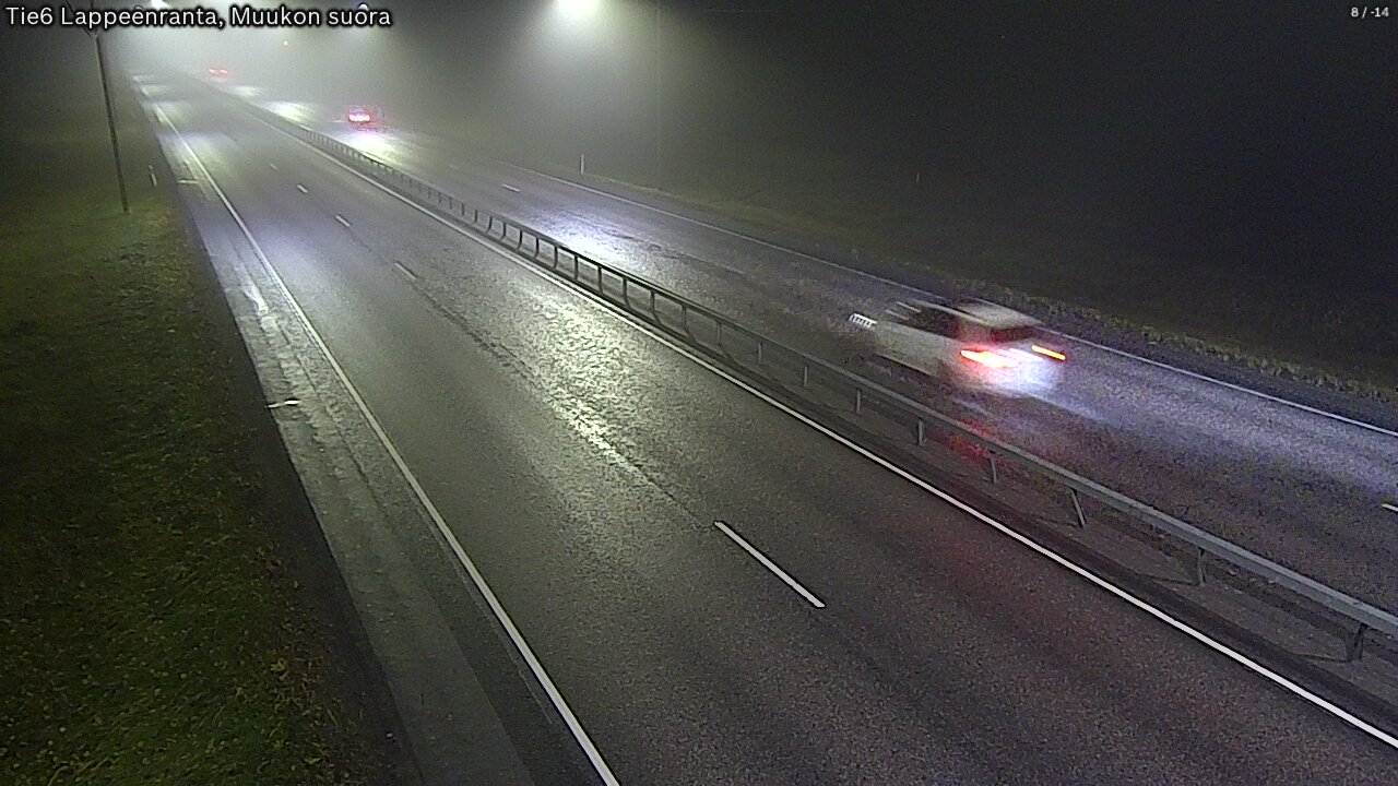 Kelikamerat Kuva Tie 6 Lappeenranta, Muukon suora, Lappeenranta, Etelä-Karjala