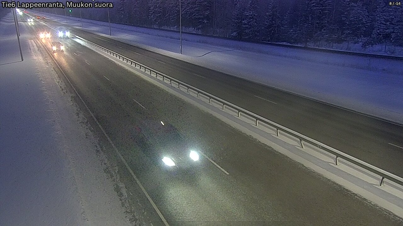 Kelikamerat Kuva Tie 6 Lappeenranta, Muukon suora, Lappeenranta, Etelä-Karjala