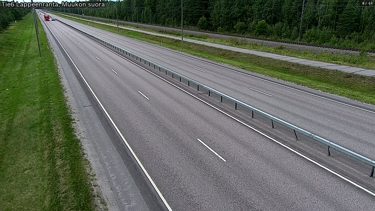 Kelikamerat Kuva Tie 6 Lappeenranta, Muukon suora, Lappeenranta, Etelä-Karjala