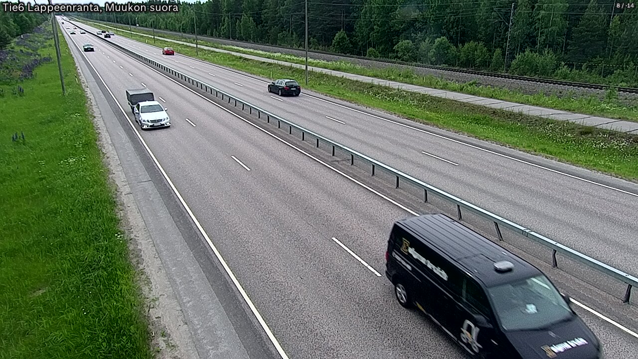Kelikamerat Kuva Tie 6 Lappeenranta, Muukon suora, Lappeenranta, Etelä-Karjala