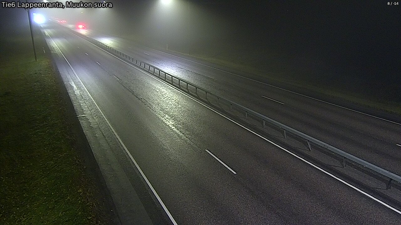 Kelikamerat Kuva Tie 6 Lappeenranta, Muukon suora, Lappeenranta, Etelä-Karjala