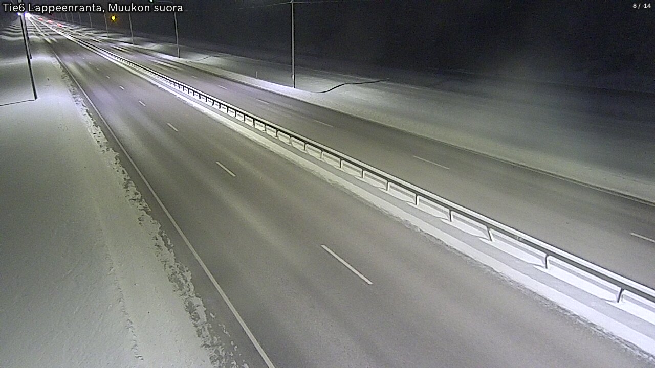 Kelikamerat Kuva Tie 6 Lappeenranta, Muukon suora, Lappeenranta, Etelä-Karjala