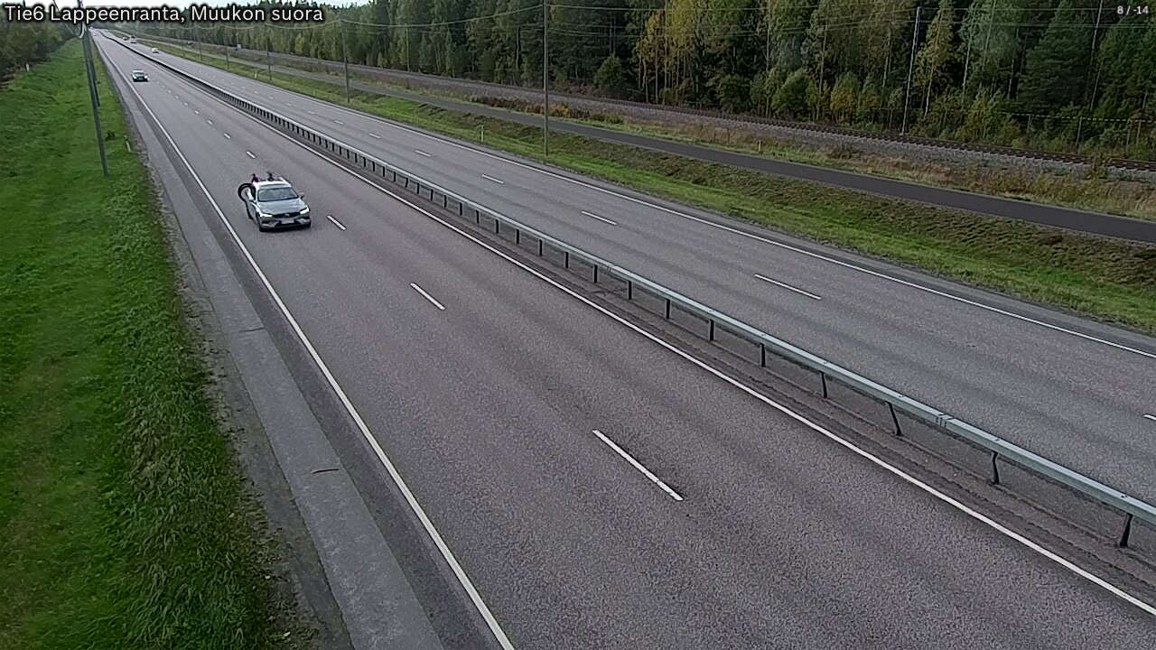 Kelikamerat Kuva Tie 6 Lappeenranta, Muukon suora, Lappeenranta, Etelä-Karjala