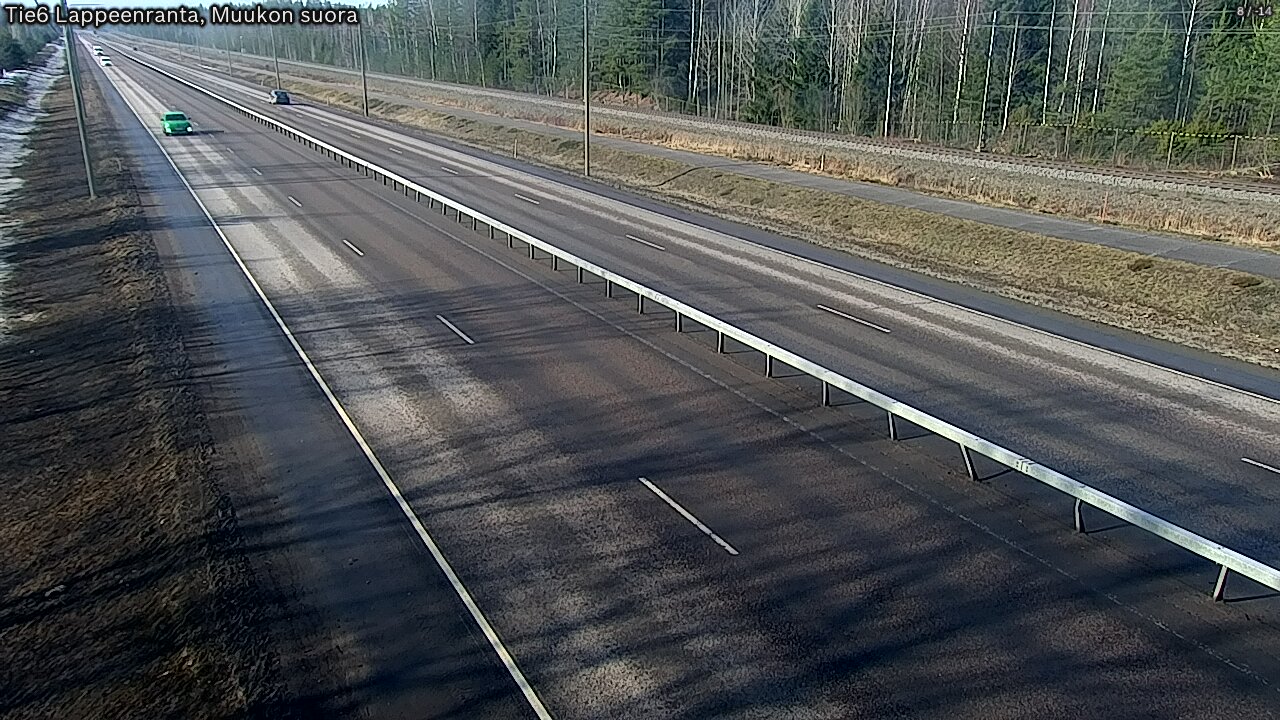 Kelikamerat Kuva Tie 6 Lappeenranta, Muukon suora, Lappeenranta, Etelä-Karjala