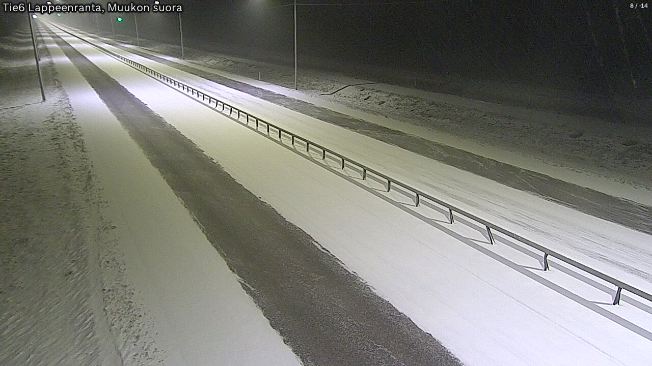 Kelikamerat Kuva Tie 6 Lappeenranta, Muukon suora, Lappeenranta, Etelä-Karjala