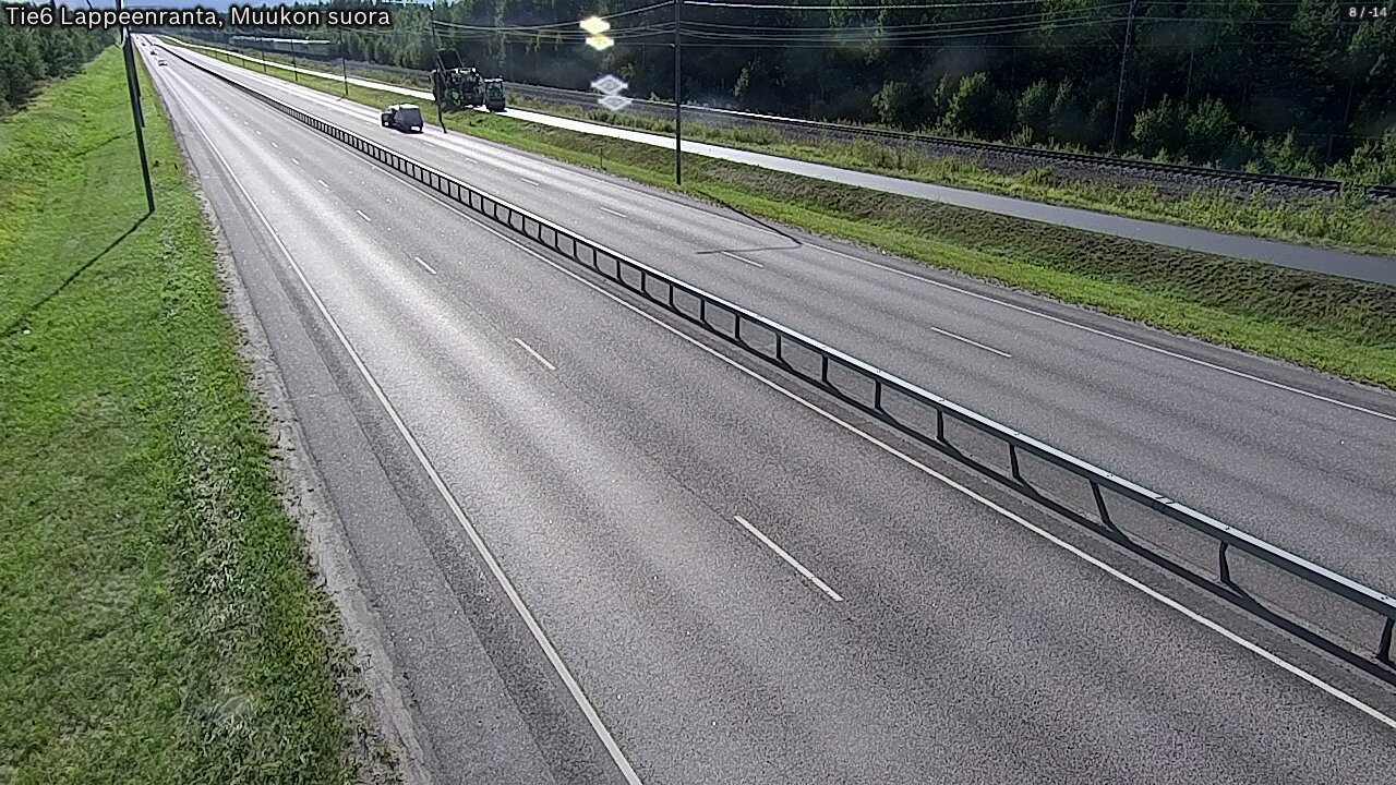 Kelikamerat Kuva Tie 6 Lappeenranta, Muukon suora, Lappeenranta, Etelä-Karjala