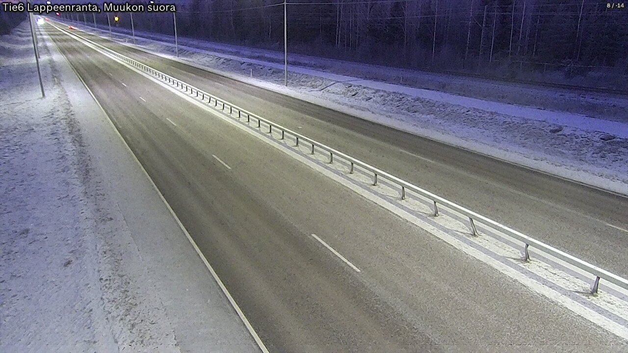 Kelikamerat Kuva Tie 6 Lappeenranta, Muukon suora, Lappeenranta, Etelä-Karjala