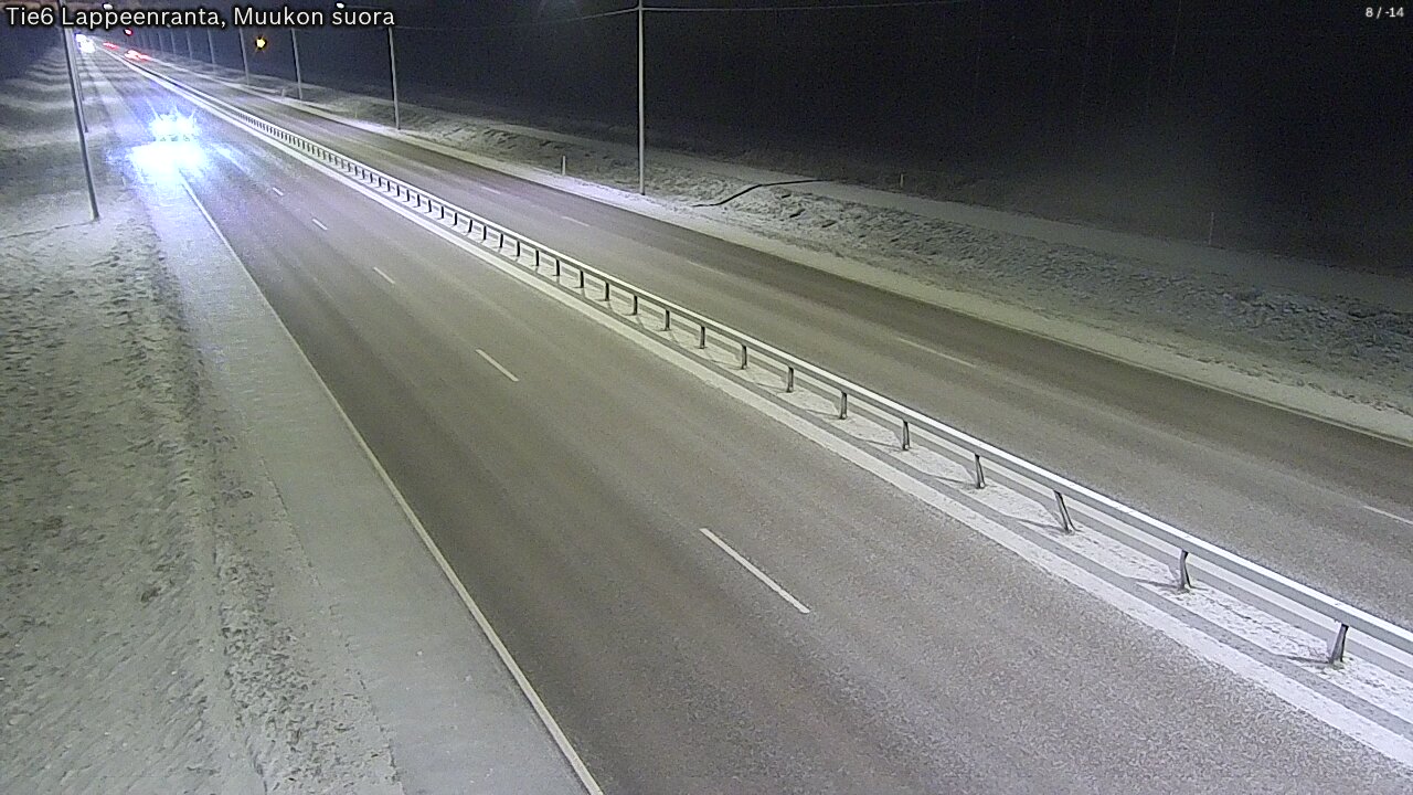 Kelikamerat Kuva Tie 6 Lappeenranta, Muukon suora, Lappeenranta, Etelä-Karjala