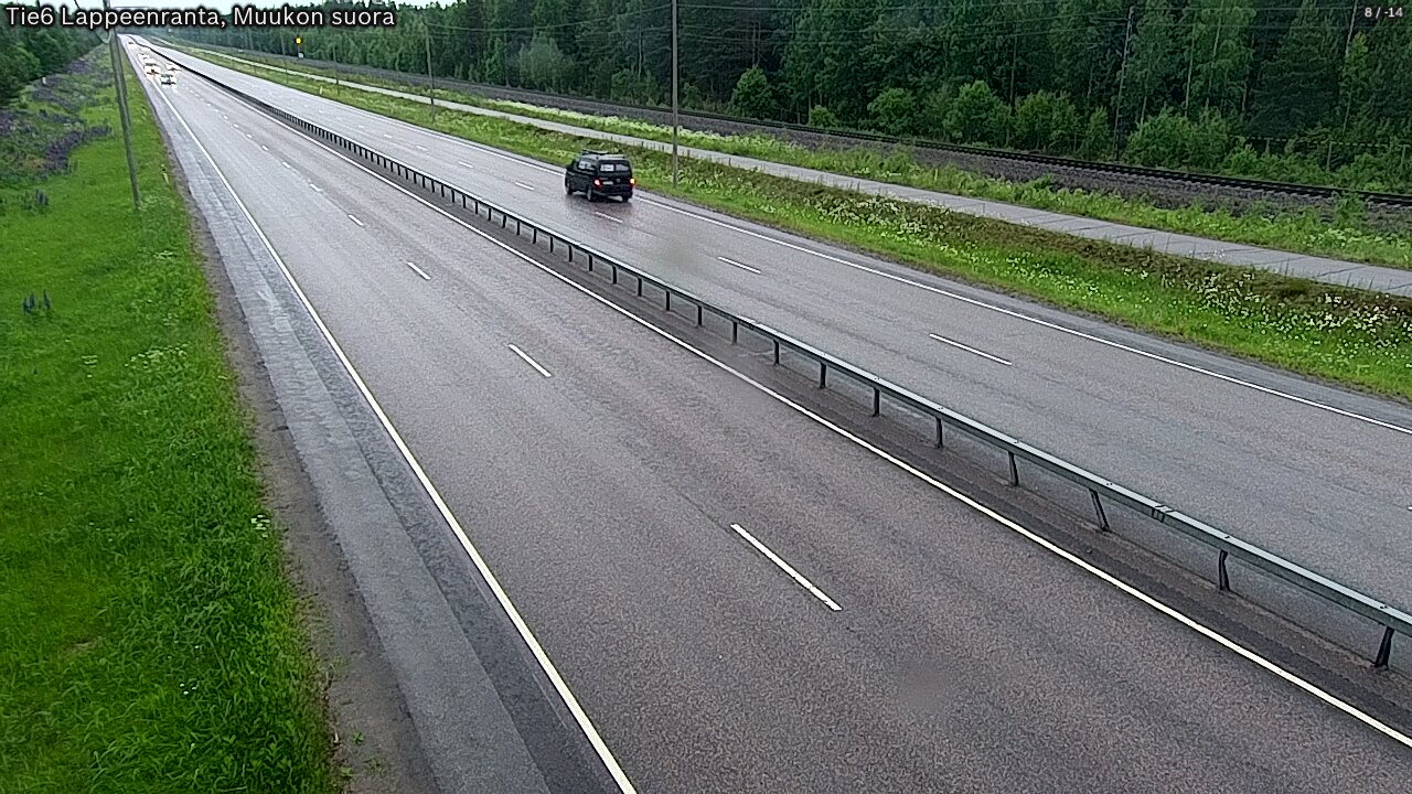Kelikamerat Kuva Tie 6 Lappeenranta, Muukon suora, Lappeenranta, Etelä-Karjala